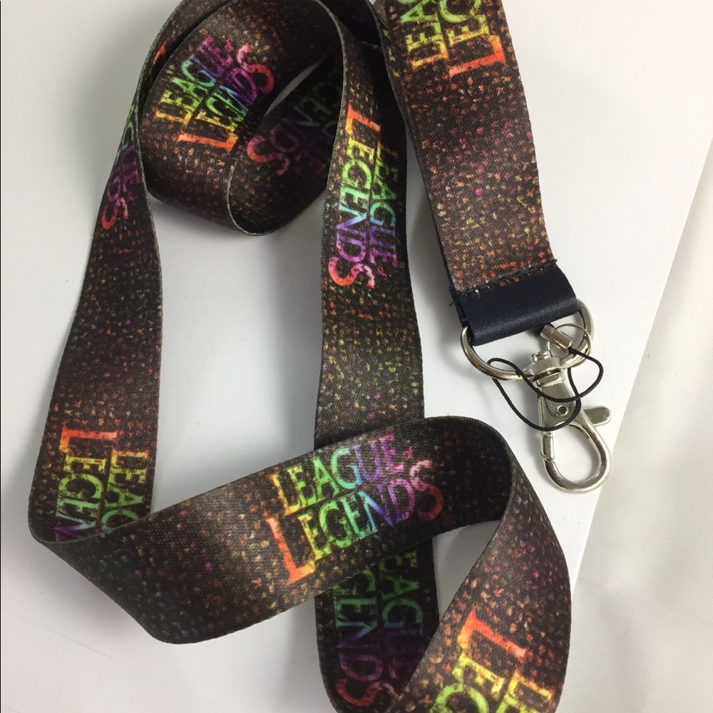 Set of 2 lol league of legends lanyard video game